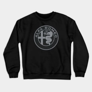 Alfa Romeo Carbon Fibre Design Crewneck Sweatshirt